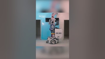 This robot can plaster and paint walls