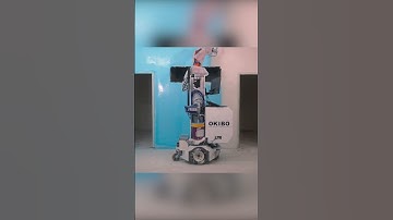 This robot can plaster and paint walls