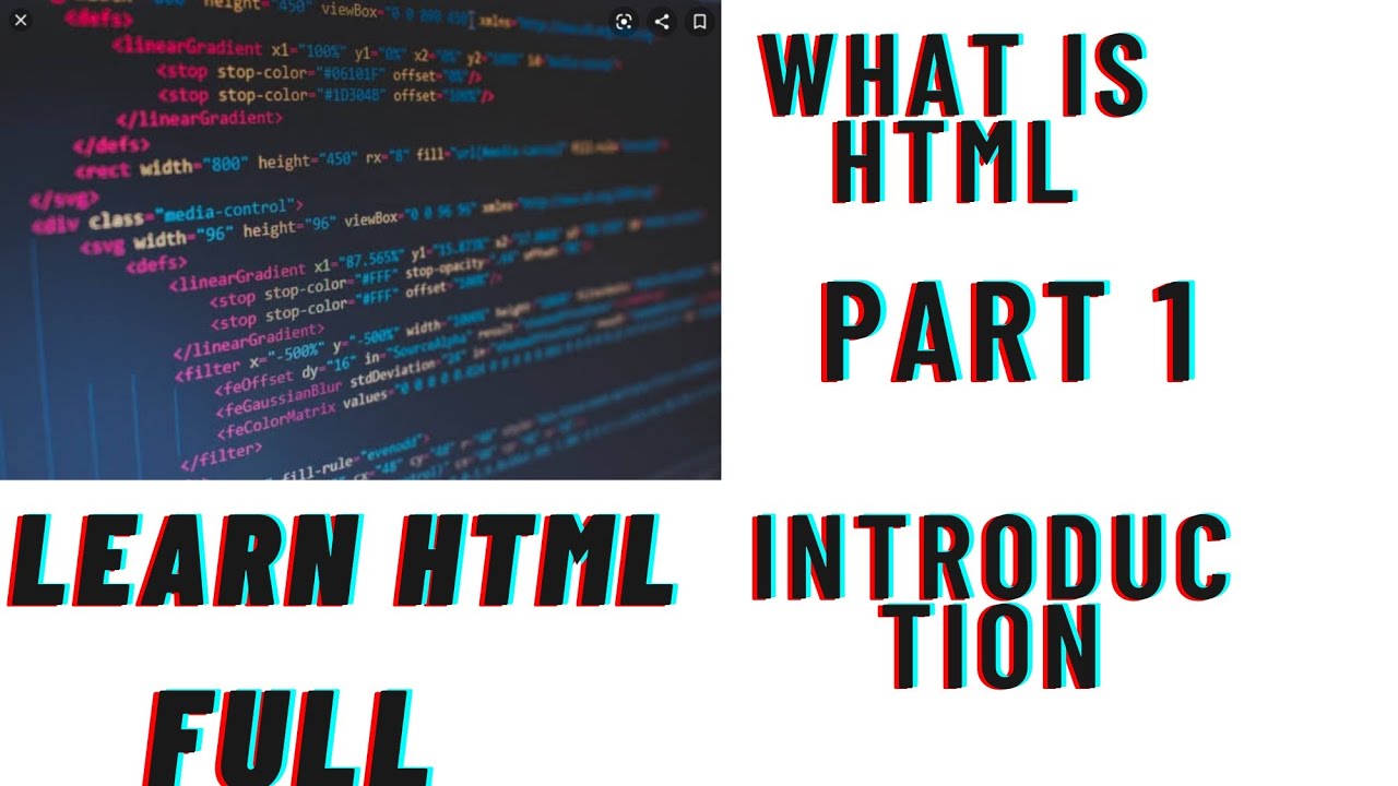Making Website from html coding part 1 course how to make professional ...
