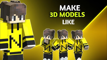 How to make Minecraft Charector Model in prisma 3D | (easy tutorial).