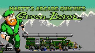 GREEN BERET Konami 1985 アーケードゲーム パンフレット Green