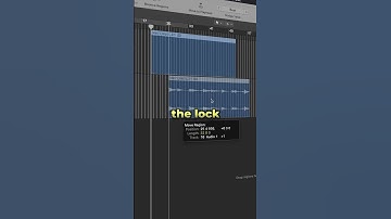 Keep regions in place while dragging to another track in #logicpro #logicprotips #musicproduction