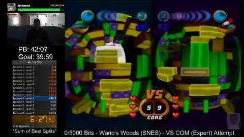 N64 - Tetrisphere - VS CPU Speedrun (Episodes 1-5) - 37:45