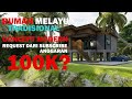Rumah Melayu Tradisional Modern style concept anggaran harga 100k kebawah???