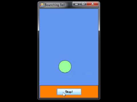 Bounching Ball - My Amateur Project (w/ Visual Basic 2010)