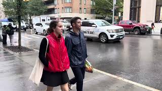 NYPD Escorts “Trail to Zero” up Madison Ave 