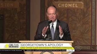 Georgetown Apologizes for Slavery