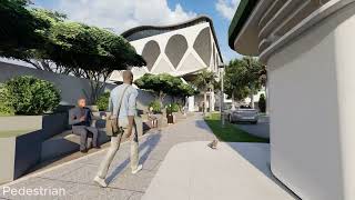 Perancangan Arsitektur 5 - Itenas - Sport Center Final - 212021004 Saffana