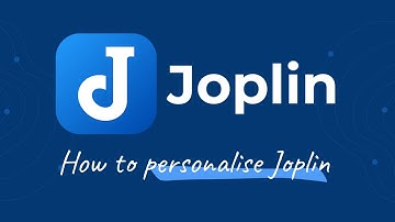 How to personalise - Joplin