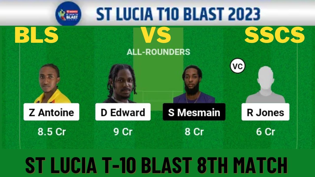 BLS VS SSCS DREAM11 PREDIOCTION | SSCS VS BLS DREAM11 PREDICTION | BLS VS SSCS | SSCS VS BLS T-10