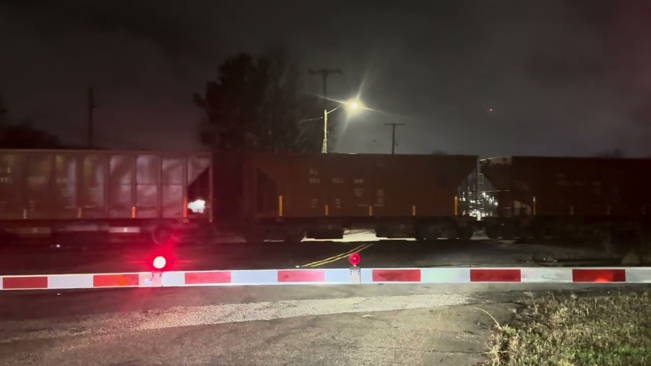 Westbound NS rock train through Opelika, Al