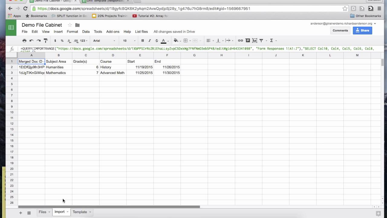 Curriculum Mapping: Automating the setup - YouTube