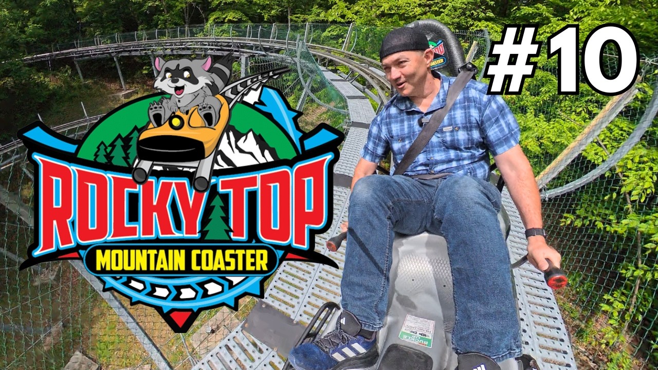 Coaster #10 | Rocky Top Mountain Coaster in Pigeon Forge | Full POV & Review!
