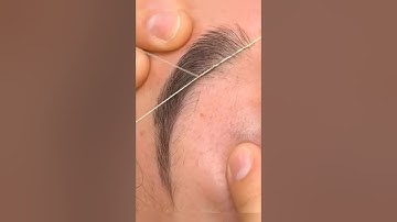 Eyebrow threading tutorial #eyebrowthreadingtutorial #eyebrows #shortvideo #shorts