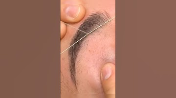 Eyebrow threading tutorial #eyebrowthreadingtutorial #eyebrows #shortvideo #shorts