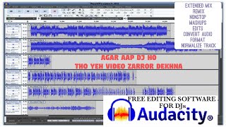 BEST FREE AUDIO EDITING SOFTWARE FOR ALL THE DJs (AUDACITY) screenshot 3