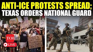 LIVE I Texas Calls In National Guard As Anti-ICE Protests Spreads; California Sues Trump Admin