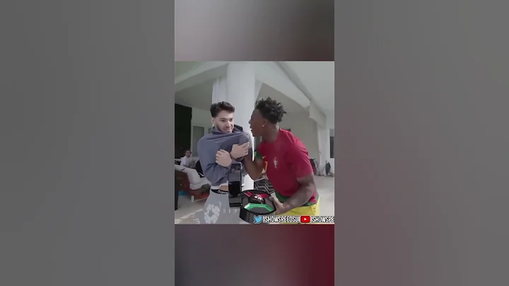 Adin Ross Gifts iShowSpeed a $100,000 CR7 Watch 🎁 #shorts