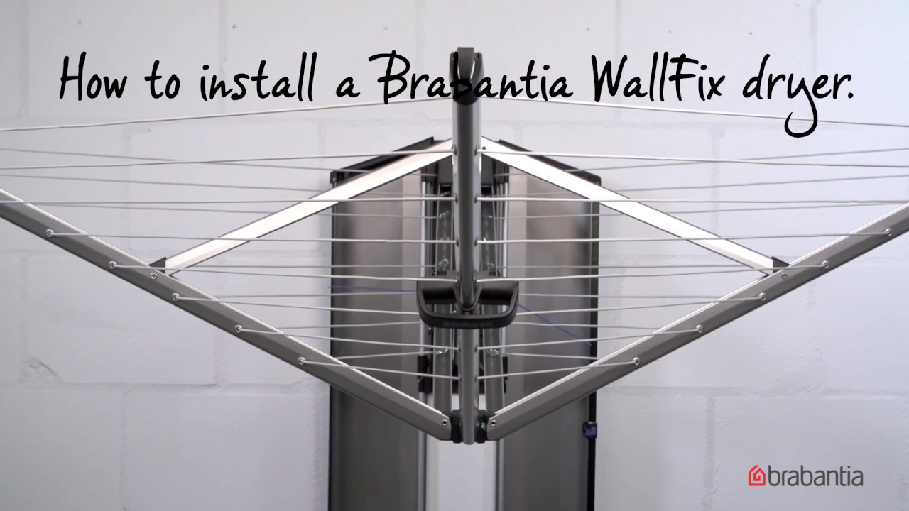 Brabantia Wallfix Unique Outdoor Wall Mounted Clothes Dryer - Laundry  Company