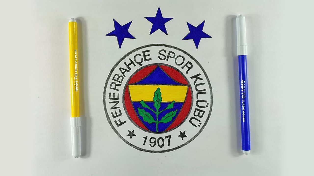 FENERBAHÇE Logosu Nasıl Çizilir - How to Draw Simple FENERBAHÇE Logo - FENERBAHÇE Maç Özeti - Psg