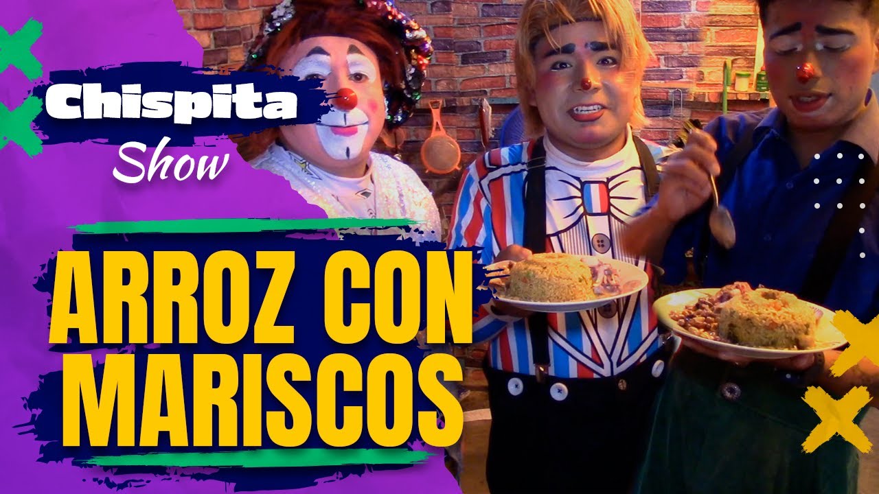 Arroz con marisco junto a Lapizin y Cocoroco - Chispita show Chimbote