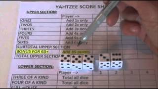 How to Win at Yahtzee - Tips and Tricks - Step by Step Instructions - Tutorial - 5 Dice Game screenshot 4