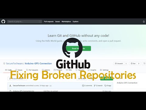 Github: Fixing Broken Repositories