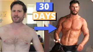 I Worked out like Chris Hemsworth for 30 days and the results were insane!