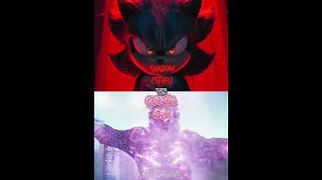 Godzilla (GXK) vs Shadow (STH) |#godzillaxkongthenewempire #sonicthehedgehog3
