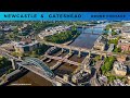 Newcastle  gateshead  drone footage  2023