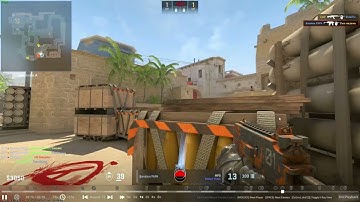 Clutch 1 vs 2 | Counter-Strike 2 (CS2) | Mirage | Premier