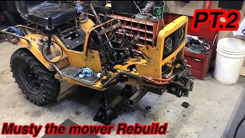 HOW TO BUILD A OFF-ROAD MOWER (PART 2) MUSTY THE MOWER 2.0