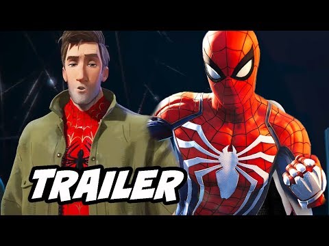 Spider-Man Into The Spider-Verse Trailer Marvel Easter Eggs and References