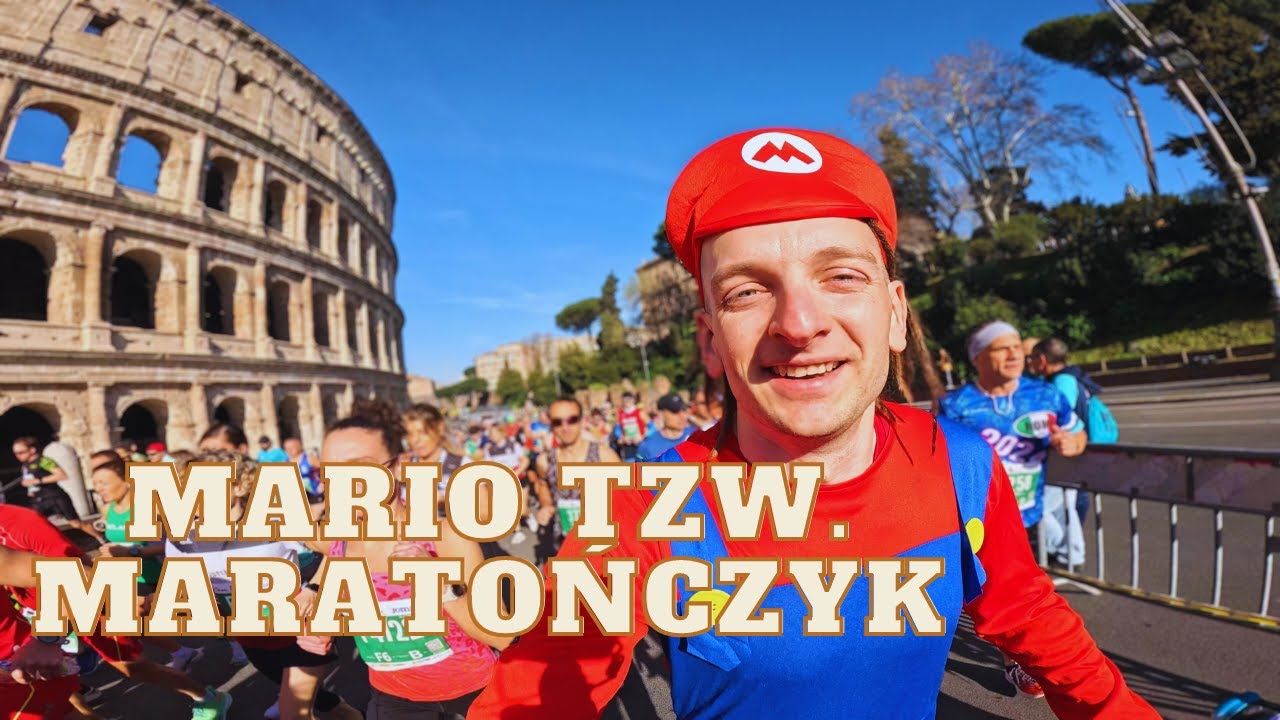 Biegnę Maraton w Stroju Mario! | 29. Run Rome The Marathon GoPro