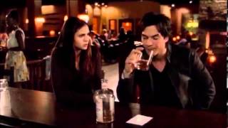 The Vampire Diaries season 4 episode 2 - Elena feeds off Damon