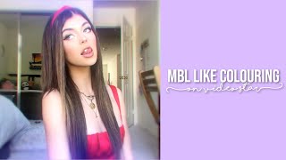 mbl like coloring on video star | lucy’s edits