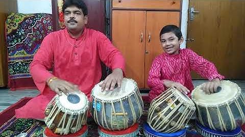 O Chand Samle Rakho Jochhnake ll Tabla Cover ll Samir & Snigdhoneel Nandi