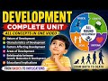 “Development Complete Unit | Growth, Maturation &amp; Educational Implications | B.Ed / CTET”