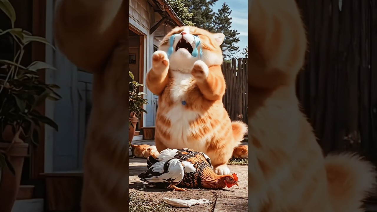 The Unlikely Friendship of Cat & Cock 