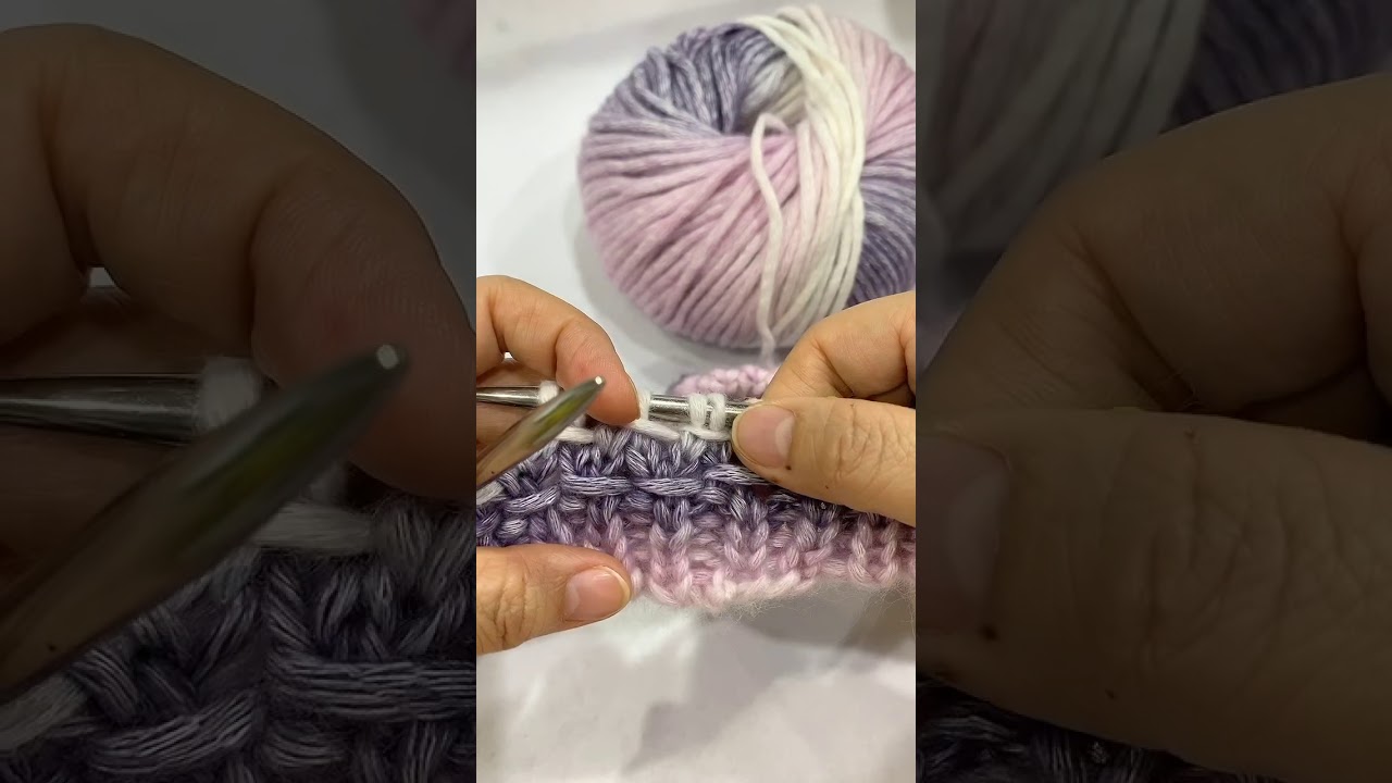 斜紋花脖圍完整教織視頻