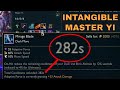 Master yi with zero cooldown on q rarest build mystic punch  moonflair spellblade  mirage blade