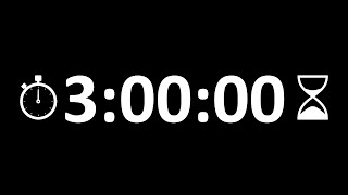 ⏳ 3-Hour Countdown – Stay Focused and Productive Without Distractions