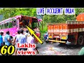 LIVE ACCIDENT INDIA ‼️😱 VERY CARE THE DRIVING ON THE WAYANAD GHAT, BUS AND LEYLAND LORRY, KERALA