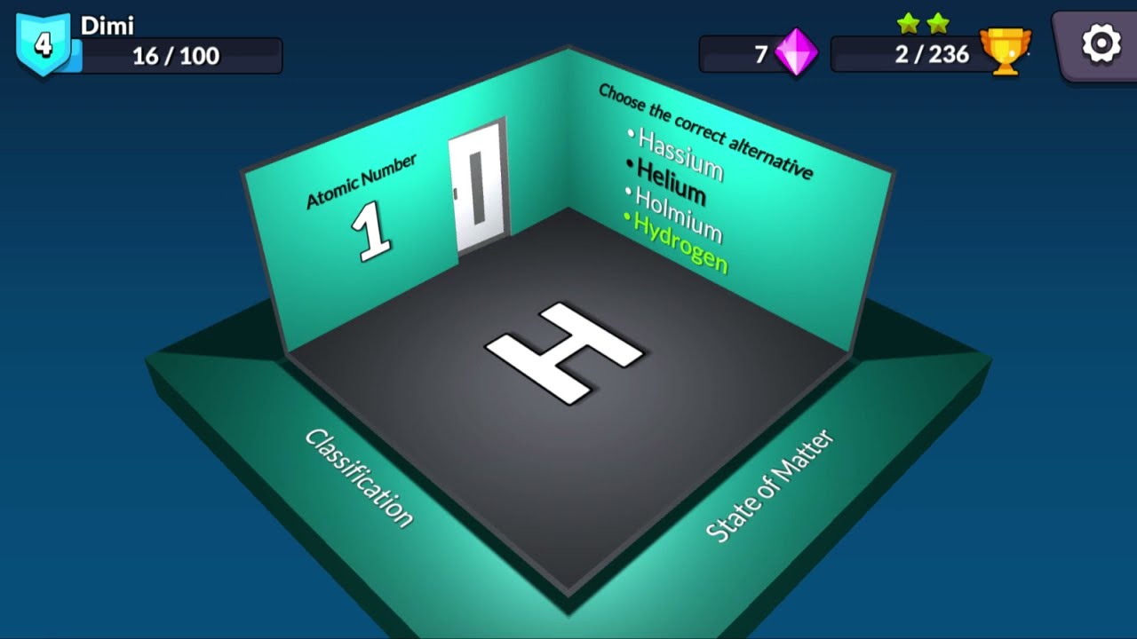 Periodic Table Adventure Learn - Google Play-ko aplikazioak