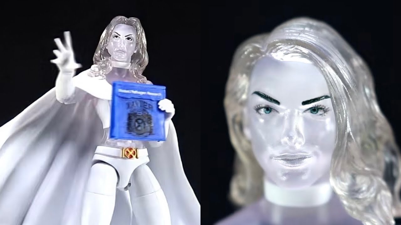 New Marvel Legends Xmen Emma Frost Diamond Form in hand by