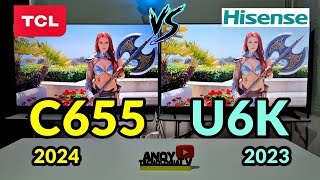 TCL C655 vs HISENSE U6K: QLED 4K Smart TVs / Do they have HDMI 2.1? 120Hz 1440p VRR Dolby Vision