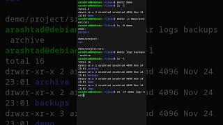 Create Directories with mkdir