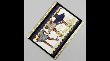 Paper Piecing with Copic Shading