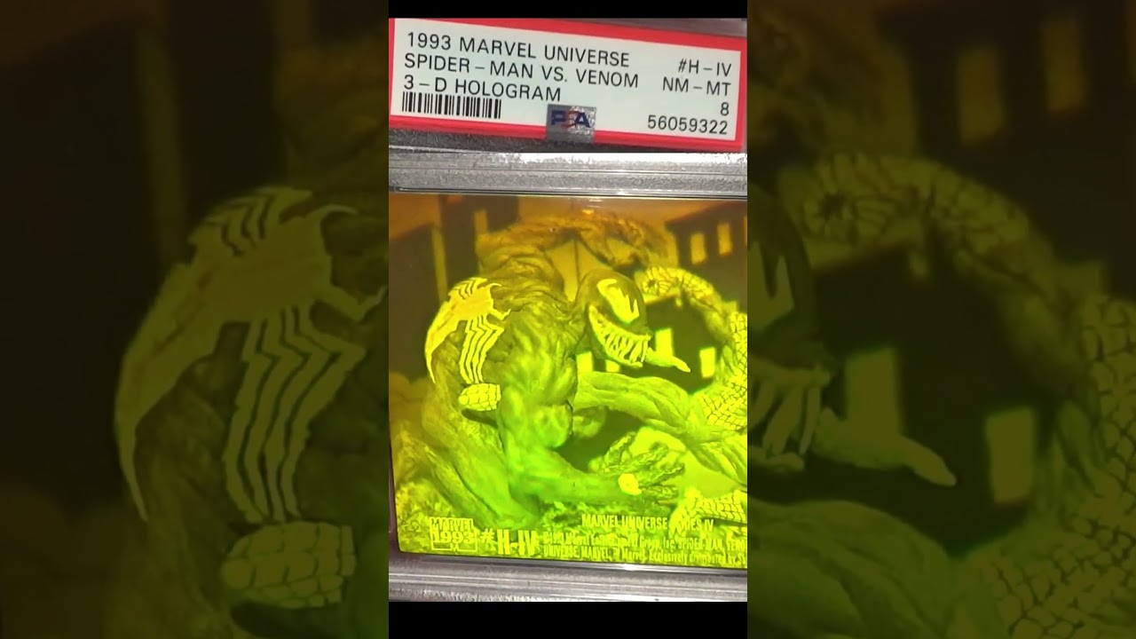 Spider-Man vs Venom 3D Hologram 1993 - YouTube