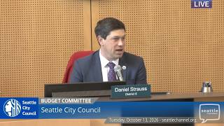 Budget Committee Meeting Session I 10-13-26